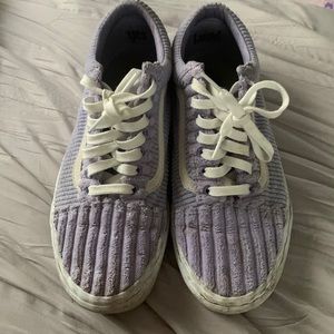 Light purple vans old school